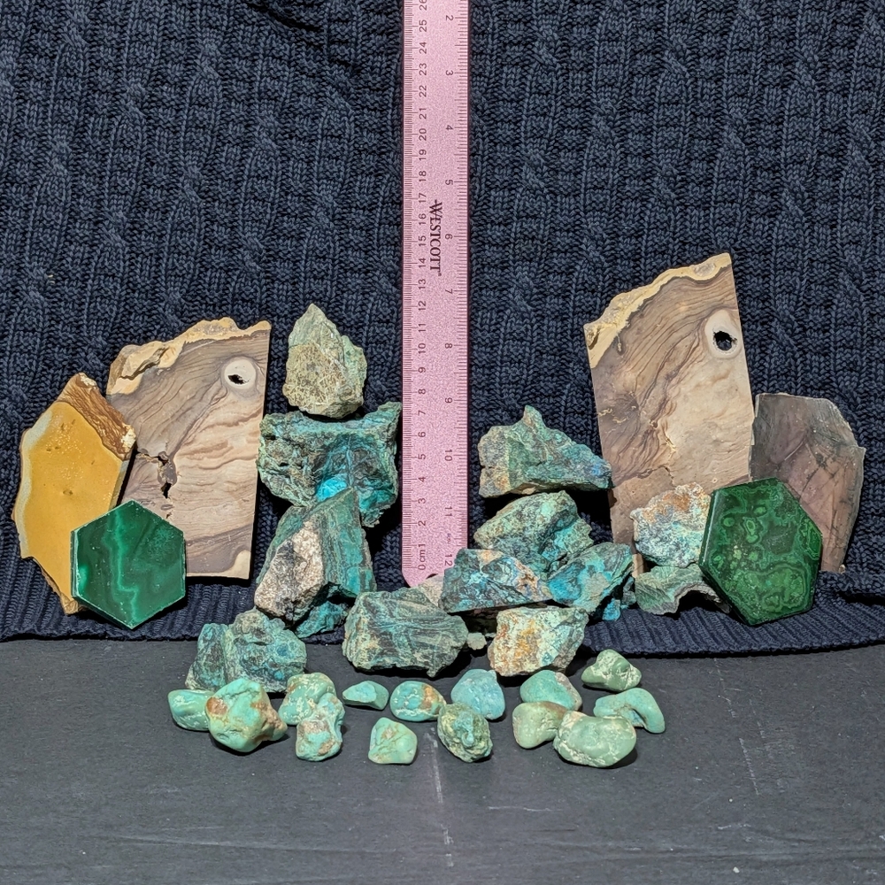 UNLISTED *1 Pc* Arizona Native 1980s Turquoise, Chrysocolla, Malachite and More!